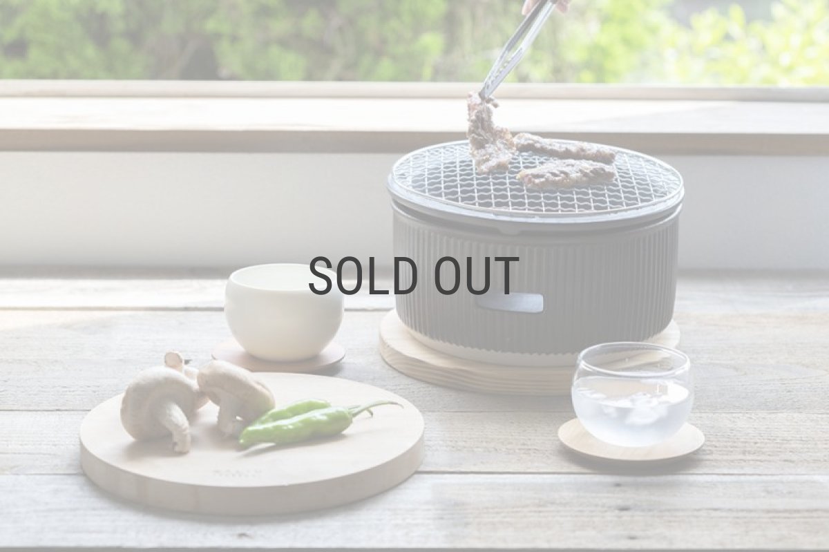 画像7: 【SALIU】The chef 　ザシェフ　炭焼きグリル 大  水コンロ　美濃焼　Chacoal Grill　陶器　 (7)