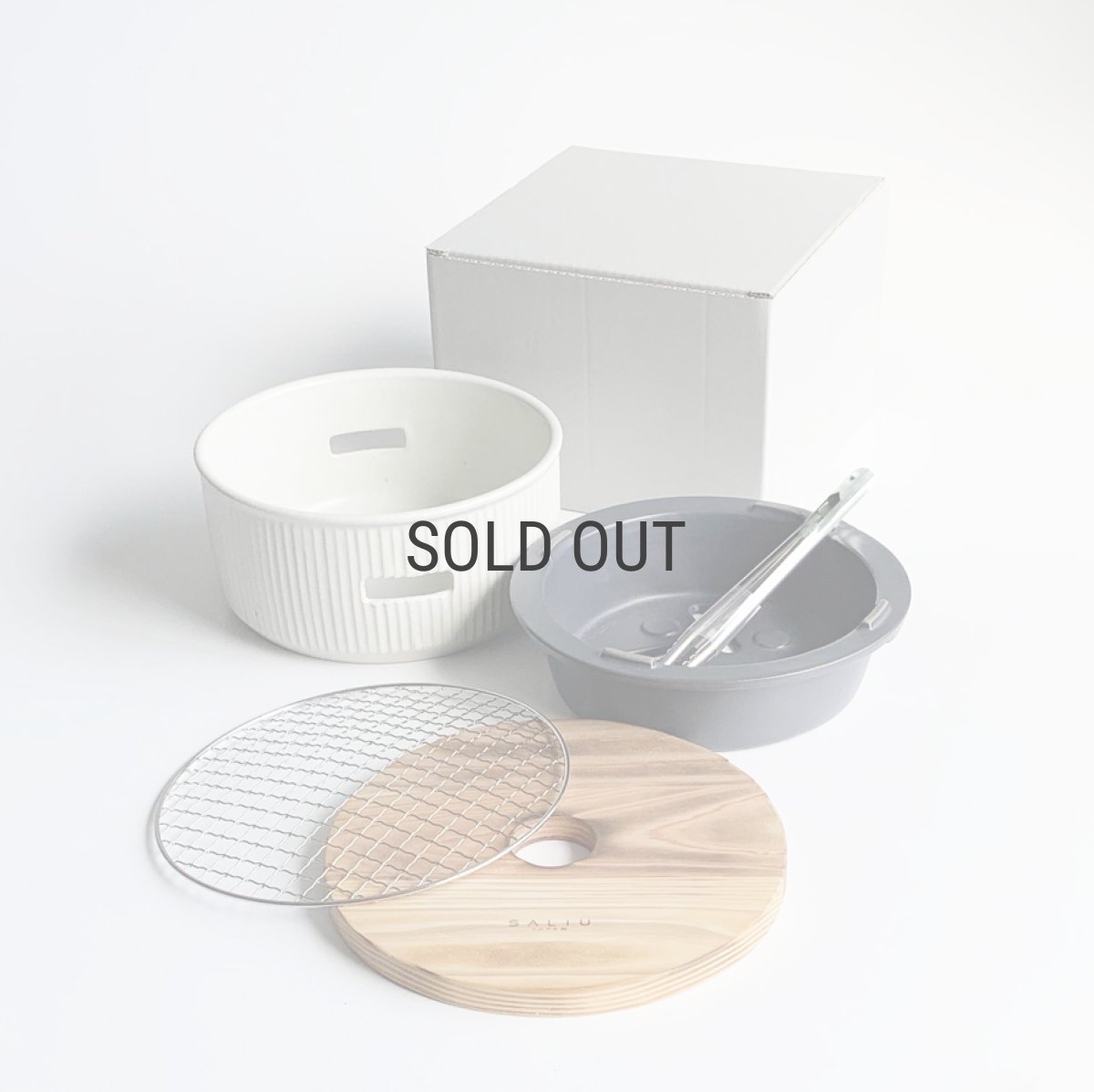 画像4: 【SALIU】The chef 　ザシェフ　炭焼きグリル 大  水コンロ　美濃焼　Chacoal Grill　陶器　 (4)