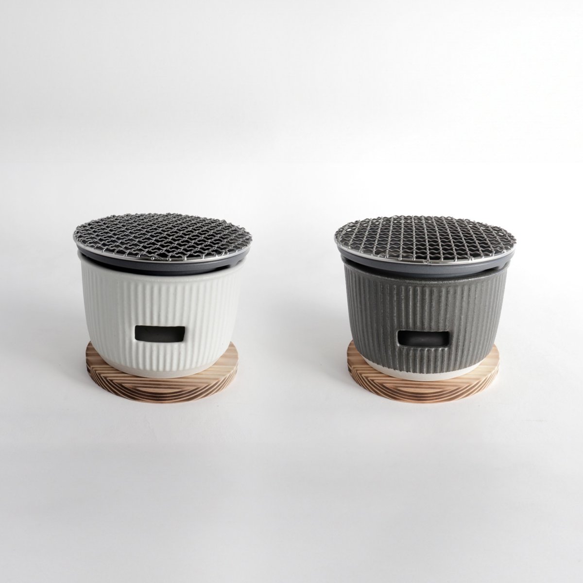 画像2: 【SALIU】The chef 　ザシェフ　炭焼きグリル 小 水コンロ 美濃焼 (2)