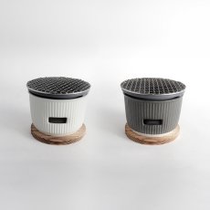 画像2: 【SALIU】The chef 　ザシェフ　炭焼きグリル 小 水コンロ 美濃焼 (2)