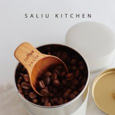 画像1: 【SALIU】SALIU KITCHEN コーヒースプーン　チーク　木製　メジャースプーン　計量スプーン　Teak Coffee Spoon　LOLO　おおさじこさじ (1)