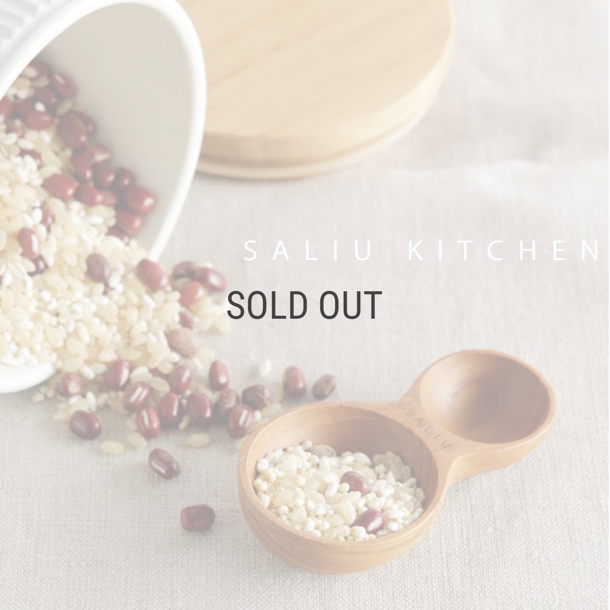 画像1: 【SALIU TEAK】SALIU KITCHEN おおさじこさじ チーク　木製　軽量スプーン　5ml 15ml　キッチンツール (1)