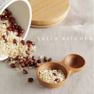 画像3: 【SALIU】SALIU KITCHEN  おおさじ　大さじ　大匙　チーク　木製　メジャースプーン　計量スプーン　Teak Table Spoon　LOLO