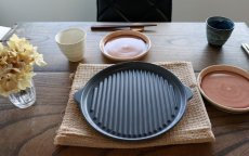 画像11: 【SALIU】The chef　ザシェフ 　グリルプレート L　陶板　耐熱陶器　クッキングプレート　簡単料理　魚焼きグリル　オーブン　レンジ　トースター　 (11)