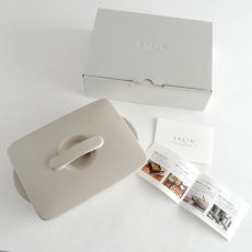 画像16: 【SALIU】THE CHEF　ザシェフ 　ベイクパンS 　蓋付き　耐熱陶器　日本製　クッキングプレート　簡単料理　魚焼きグリル　オーブン　レンジ　直火対応 (16)