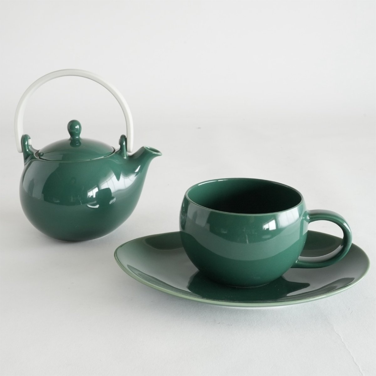 画像20: 【SALIU】Yui tea　ドビン　330ml　お茶をもっと自由に楽しむ　土瓶急須　アッシュホワイト　クリアグレー　エバーグリーン　 (20)