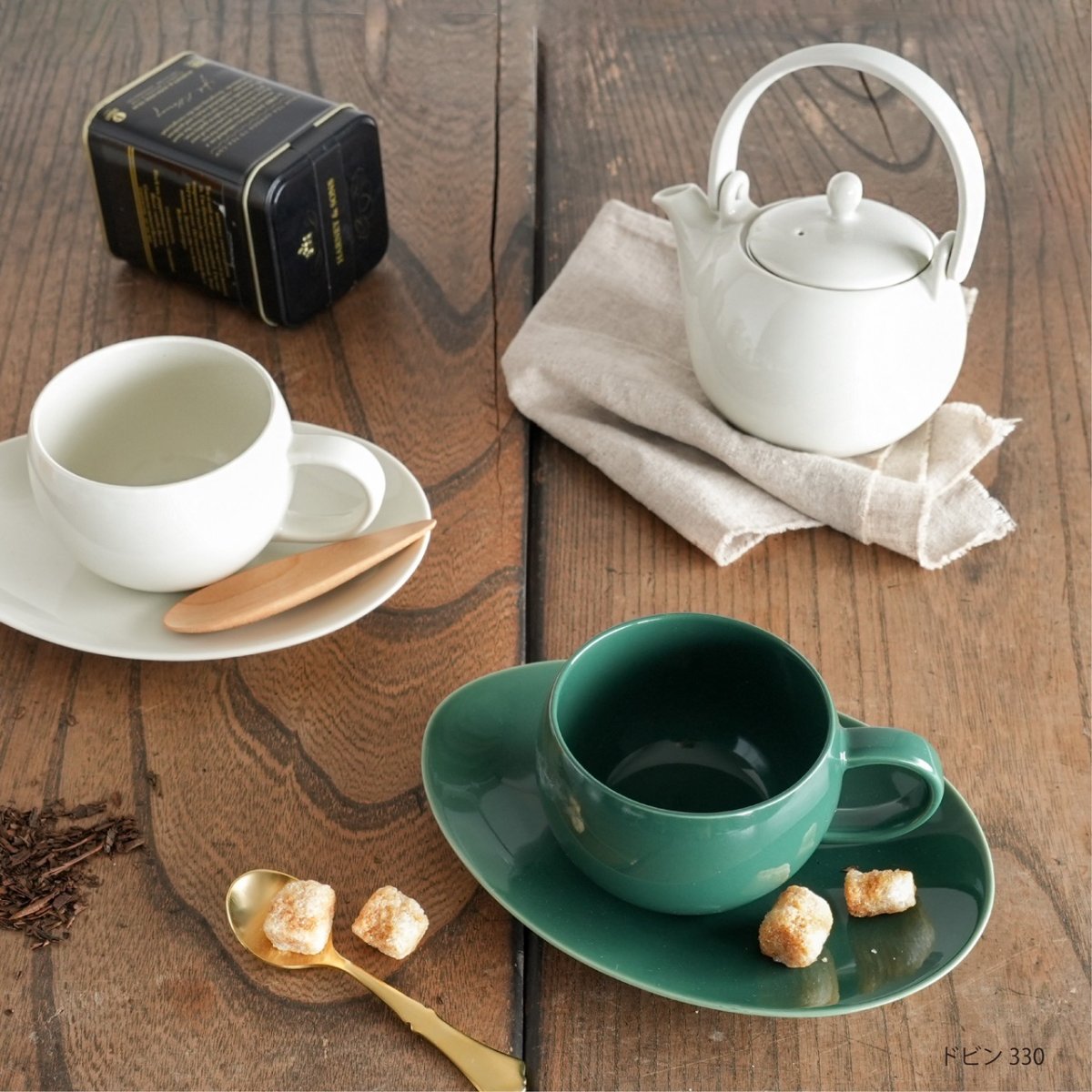 画像16: 【SALIU】Yui tea　ドビン　330ml　お茶をもっと自由に楽しむ　土瓶急須　アッシュホワイト　クリアグレー　エバーグリーン　 (16)