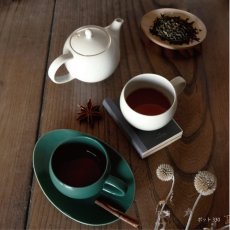 画像15: 【SALIU】Yui tea　カップ　お茶をもっと自由に楽しむ　アッシュホワイト　クリアグレー　エバーグリーン　 (15)