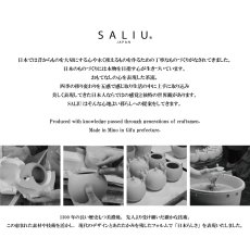 画像3: 【SALIU】結 YUI 急須　330ml　横手　白　灰　浅葱　墨　美濃焼 (3)