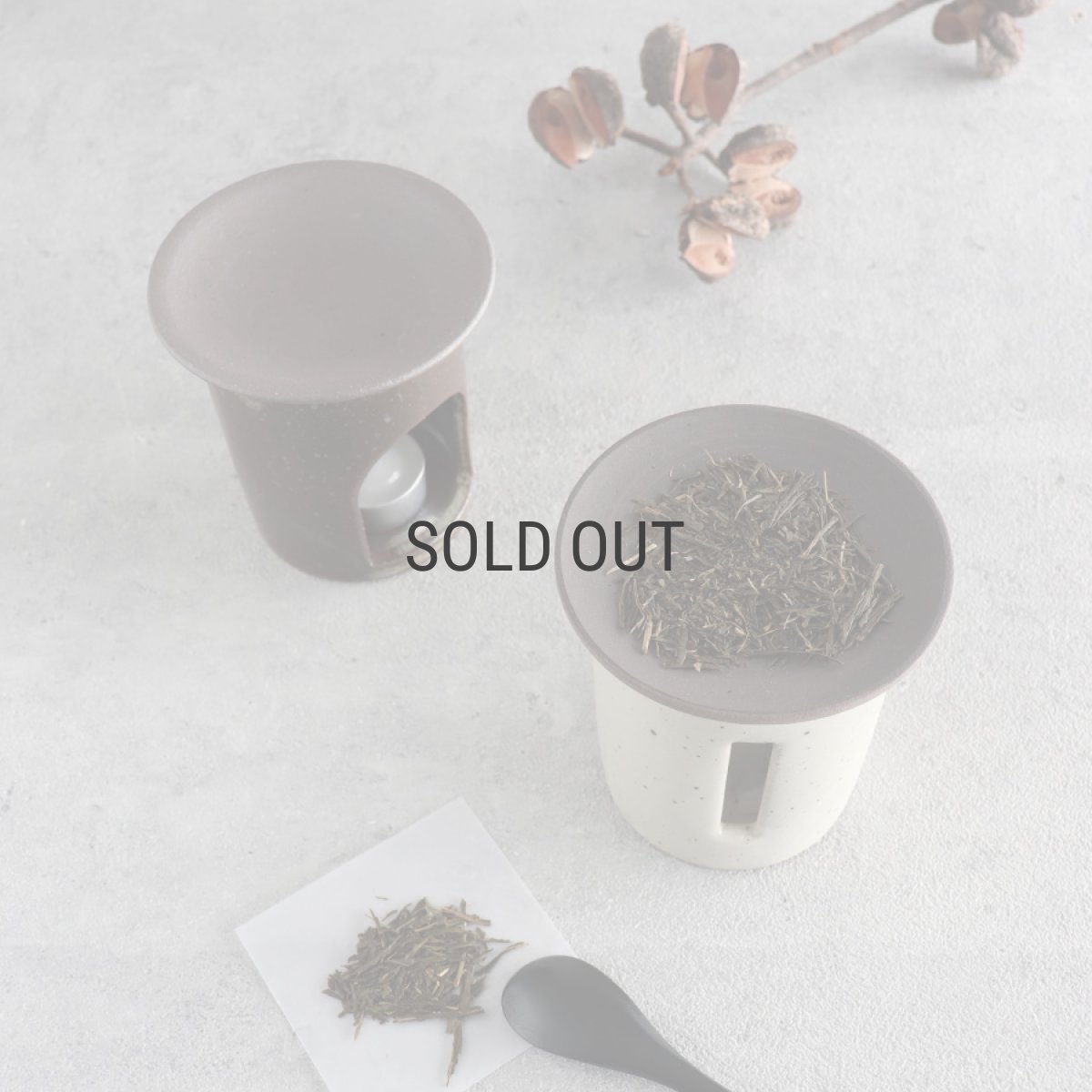 画像4: 【SALIU】茶香炉 さのか   緑茶 お茶 アロマ　癒し　フレグランス　香炉　美濃焼　美濃白川茶　株式会社ロロ　陶器　 (4)
