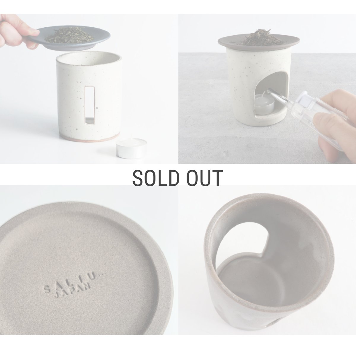 画像11: 【SALIU】茶香炉 さのか   緑茶 お茶 アロマ　癒し　フレグランス　香炉　美濃焼　美濃白川茶　株式会社ロロ　陶器　 (11)