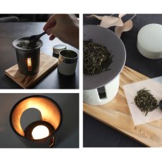 画像5: 【SALIU】茶香炉 茶音 さのん 日本製　緑茶 お茶 アロマ　癒し　香炉　美濃焼　美濃白川茶　 (5)