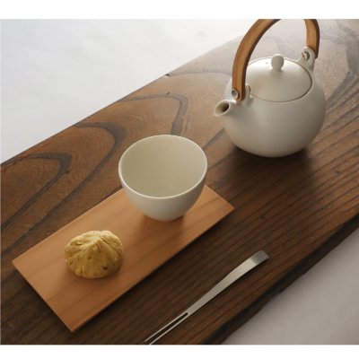 画像3: 【SALIU】  YAMASAKURA　山桜　茶敷　長角　木製　プレート　日本製　菓子器　菓子皿　銘々皿 　天然木　