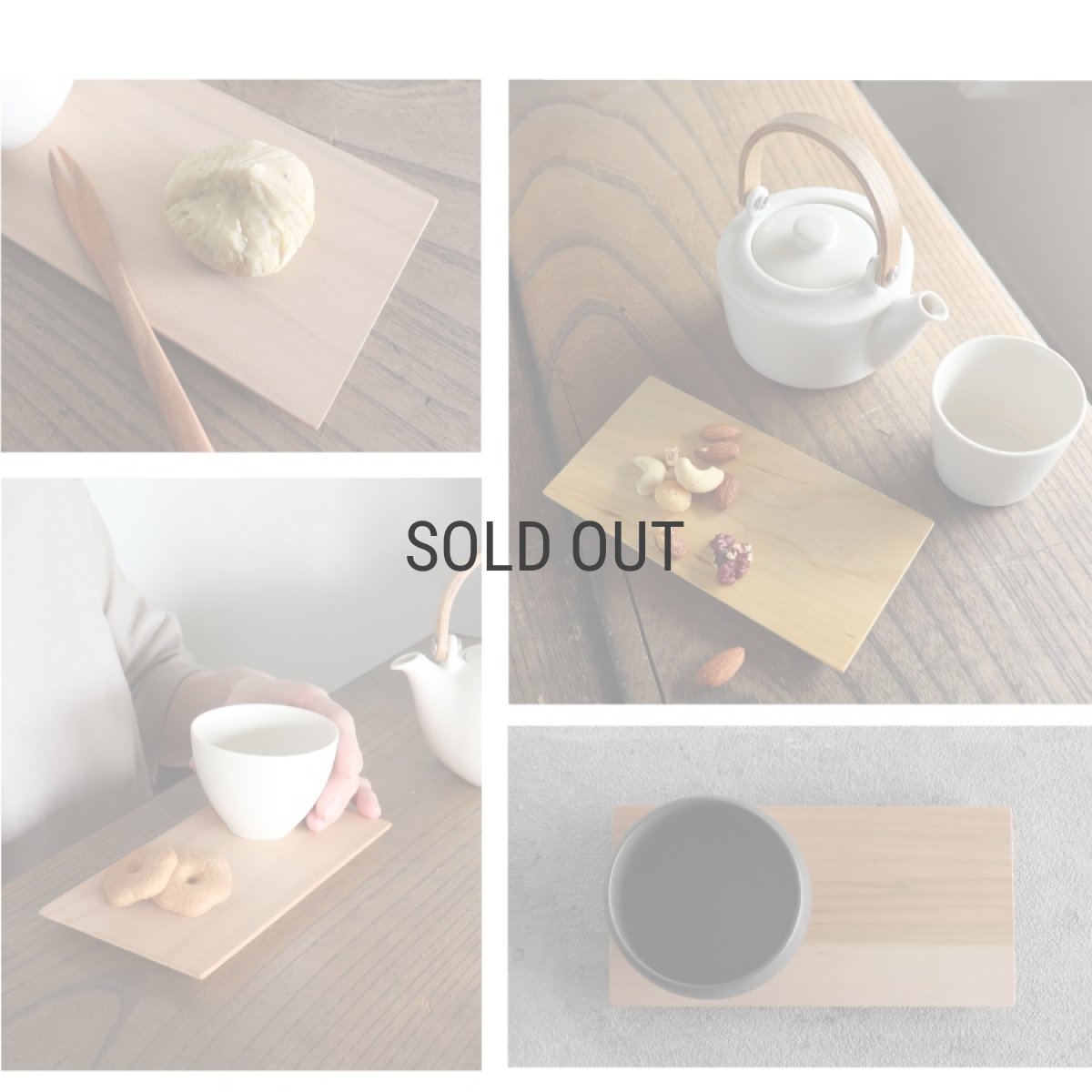 画像10: 【SALIU】  YAMASAKURA　山桜　茶敷　長角　木製　プレート　日本製　菓子器　菓子皿　銘々皿 　天然木　 (10)