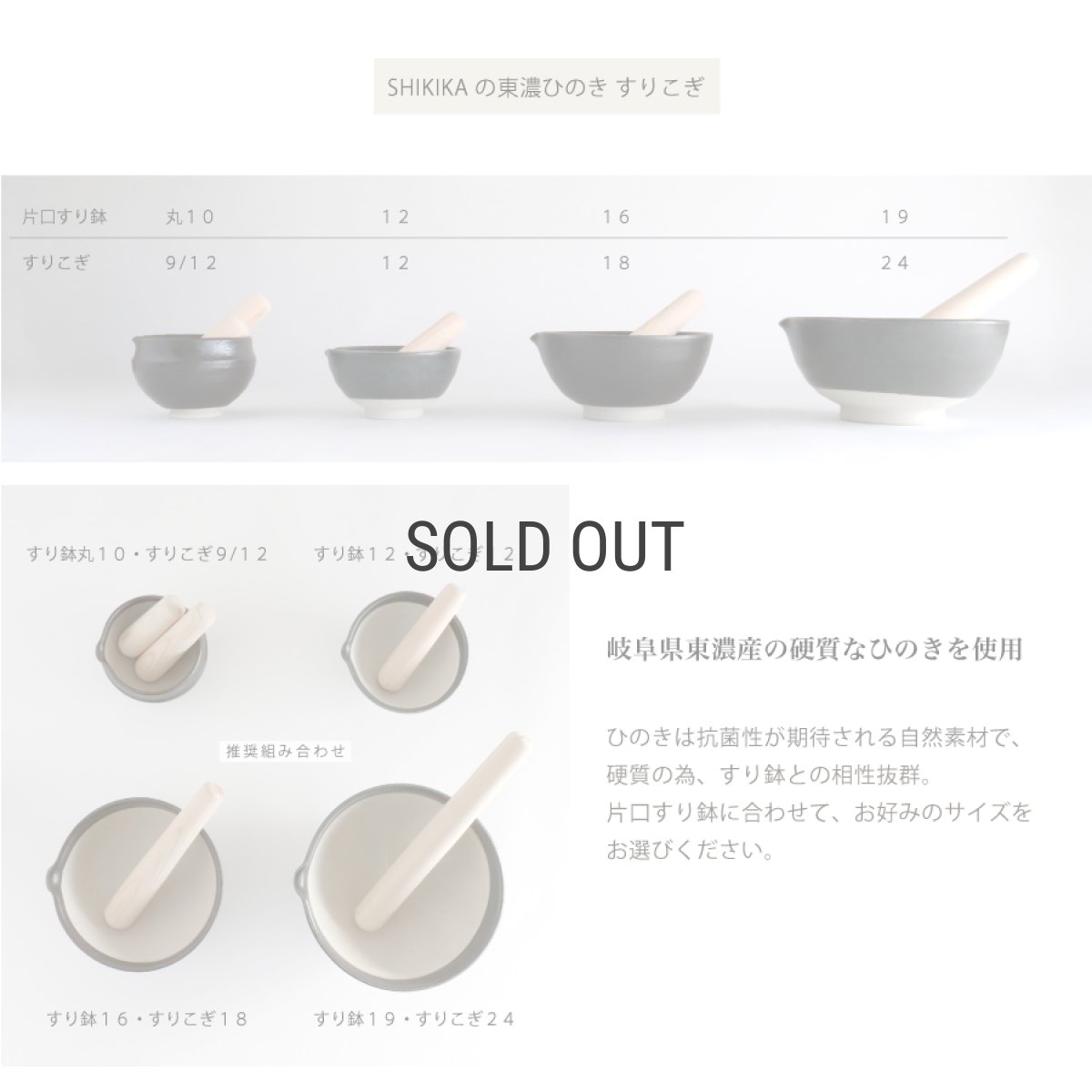 画像8: 【SHIKIKA】片口すり鉢　12　φ12cm　白唐津　黒唐津　美濃焼　陶器　日本製　SALIU　LOLO　 (8)