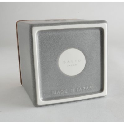 画像3: 【SALIU KITCHEN】キャニスター 　SK00 　マットな質感　日本製　磁器　シンプル　（SUGAR　SALT　TEA　COFFEE）ホワイト　グレイ　サリウキッチン