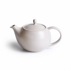 画像4: 【SALIU】結 YUI  ティーポット ３３０ml 白 灰 ホワイト グレー 急須 陶器  磁器 白磁 丸い かわいい 可愛い 美濃焼  日本製 ティーカップ ＬＯＬＯ ロロ おしゃれ  茶こし 人気 おすすめ デザイン 紅茶のための茶器 (4)