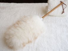 画像2: 【mi woollies】ダスター L/羊の毛/ニュージーランド製　お掃除道具　ホコリ取り　羊毛　見せる　お掃除　 (2)