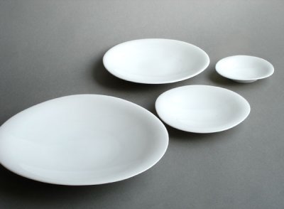 画像2: 【BLANC】プレート/磁器/陶器/日本製/お皿/大皿（丸31）
