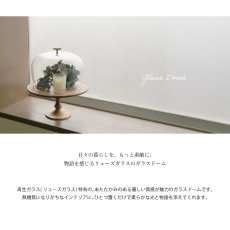 画像2: 【shesay】暮らしを素敵にしてくれる リューズガラスのガラスドーム (φ 4.5cm ・φ17.5cm) (2)