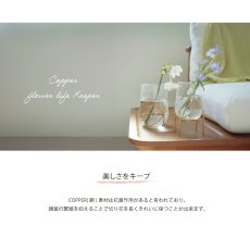 画像2: 【shesay】お花長持ち！　コッパー　フラワーライフキーパー　銅の力で美しさをキープ　φ 4cm φ7cm  (2)