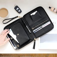 画像14: 【STACKERS】クラッチバッグ　ブラック　Black　アクセサリーケース　イギリス　ロンドン　スタッカーズ (14)