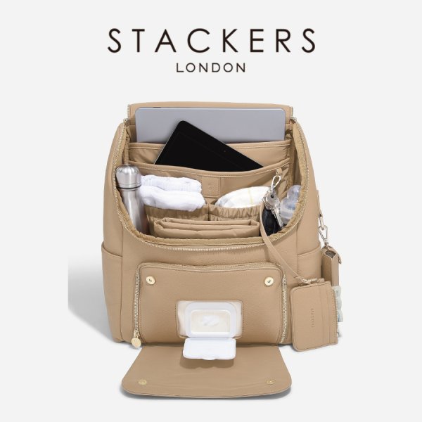 STACKERS】マザーズバッグ Mother's Bag キャメル Camel スタッカーズ