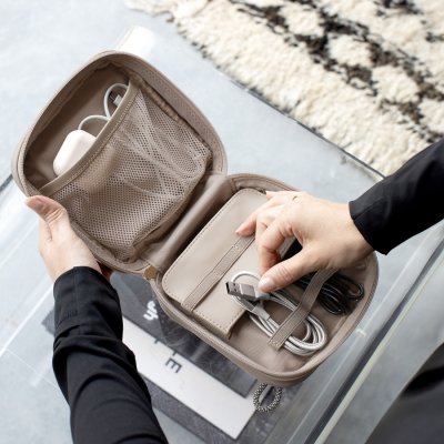 画像2: 【STACKERS】ナイロンケーブル収納バッグ　Nylon Square Cable Tidy　Black　ブラック　スタッカーズ　イギリス　ロンドン