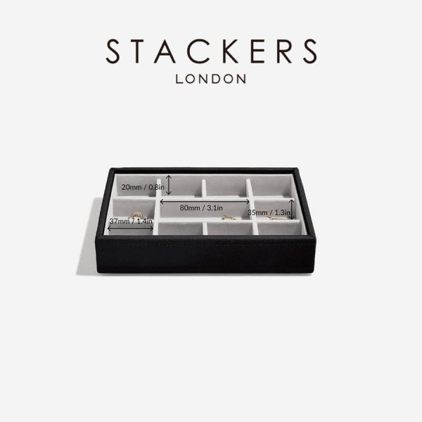 STACKERS】ミニ ジュエリーボックス 選べる 3set 3個セット ブラック