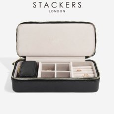 画像1: 【STACKERS】トラベル ジュエリーボックス L ブラック Black (1)