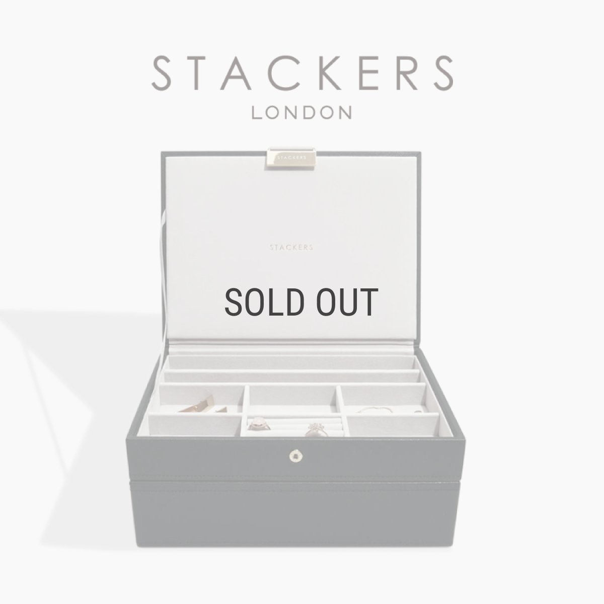 画像1: 【STACKERS】クラシック　ジュエリーボックス　選べる2個セット 2set　ブラック　Black　スタッカーズ　ロンドン　UK (1)