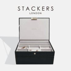 画像1: 【STACKERS】クラシック　ジュエリーボックス　選べる2個セット 2set　ブラック　Black　スタッカーズ (1)