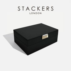 画像2: 【STACKERS】クラシック　ジュエリーボックス　選べる2個セット 2set　ブラック　Black　スタッカーズ (2)
