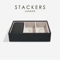 画像18: 【STACKERS】クラシック　ジュエリーボックス 選べる4個セット  4set ブラック　Black (18)