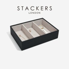 画像2: 【STACKERS】 クラシック ジュエリーボックス  3sec  ブラック Black  スタッカーズ ロンドン イギリス (2)