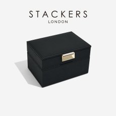 画像2: 【STACKERS】ミニ ジュエリーボックス 選べる2個セット 2set  ブラック Black スタッカーズ (2)