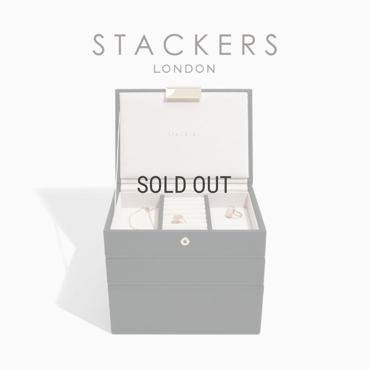 画像1: 【STACKERS】ミニ ジュエリーボックス 選べる 3set 3個セット ブラック BLACK Mini スタッカーズ　ロンドン　UK (1)
