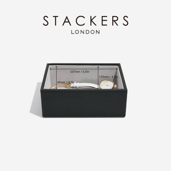 STACKERS】ミニ ジュエリーボックス 選べる 3set 3個セット ブラック