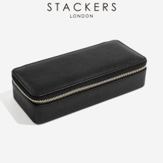 画像2: 【STACKERS】トラベル ジュエリーボックス L ブラック Black  Travel L  スタッカーズ　ロンドン (2)