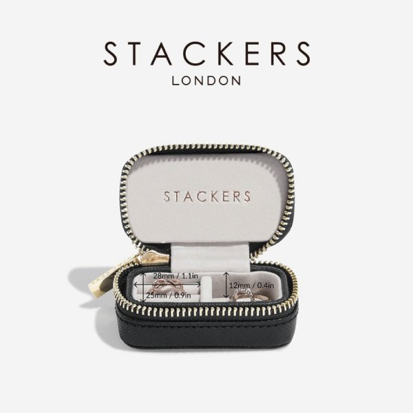 STACKERS】トラベル ジュエリーボックス S Travel S ブラック Black