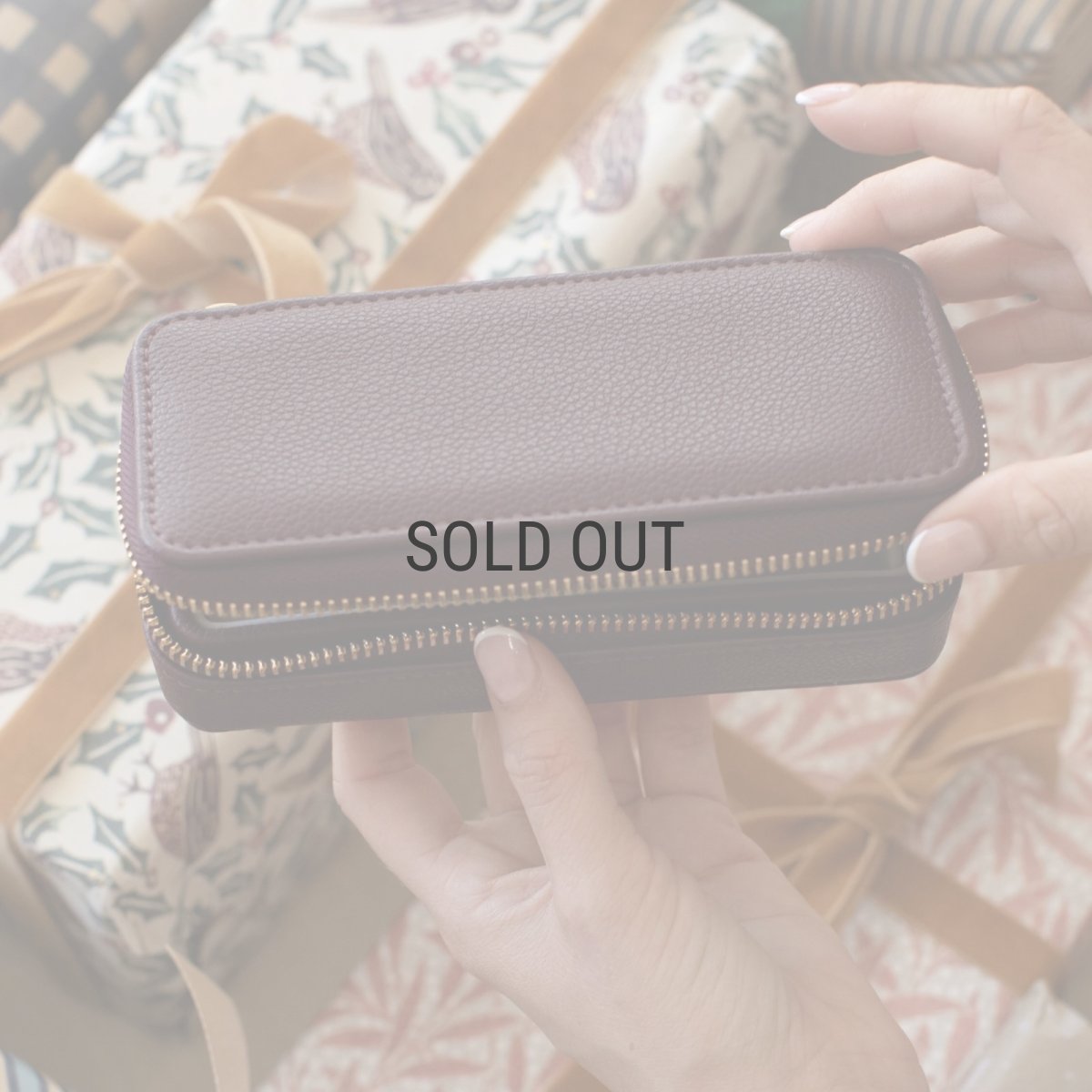 画像12: 【STACKERS】トラベル ジュエリーボックス M  Travel M バーガンディー　Burgandy　トラベルM スタッカーズ  ロンドン　UK (12)