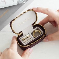 画像13: 【STACKERS】トラベル ジュエリーボックス S TravelS バーガンディー Burgandy　スタッカーズ　ロンドン (13)