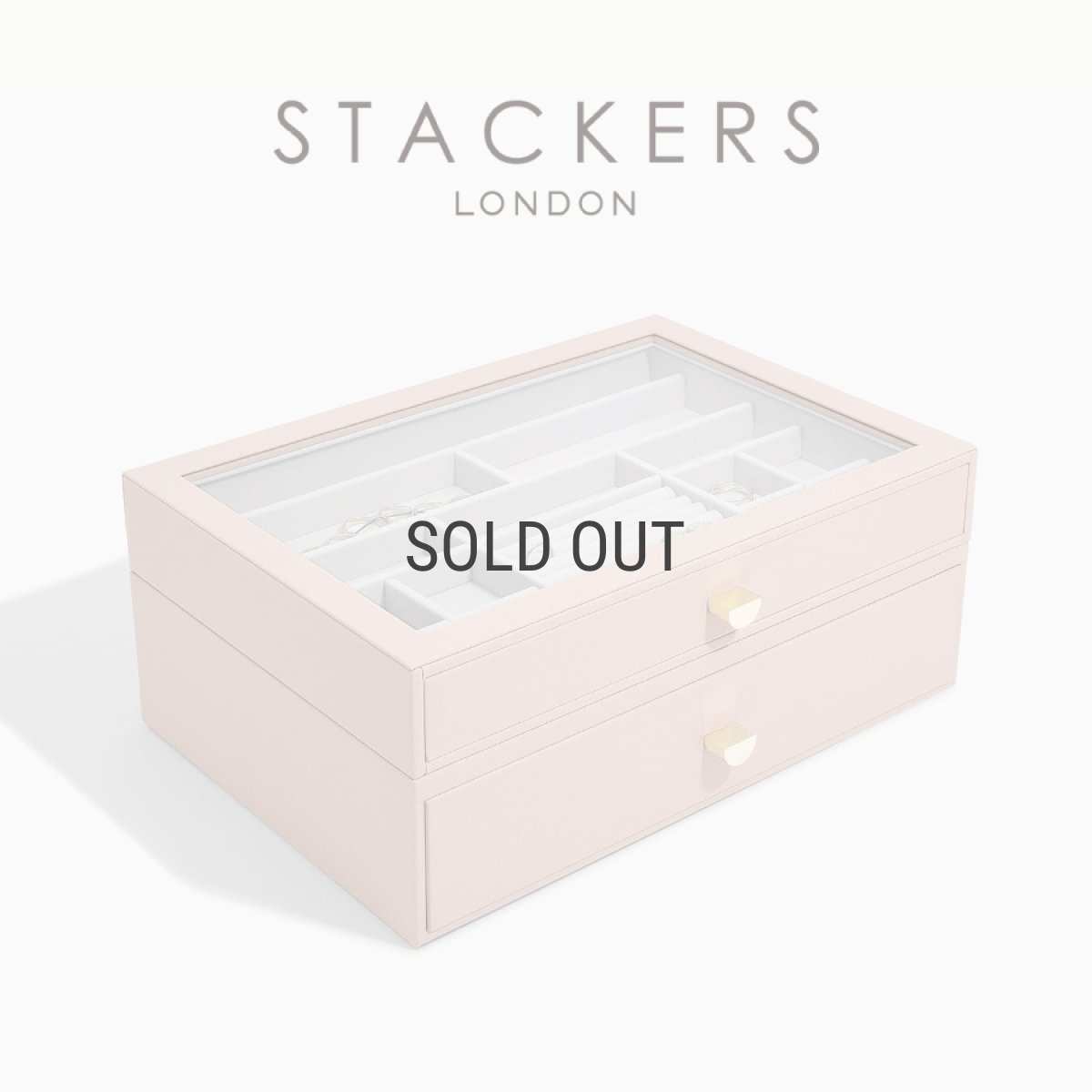 画像2: 【STACKERS】スーパーサイズ　ドロワー　選べる2個セット　ジュエリーボックス　2set　ブラッシュピンク　BlushPink スタッカーズ　 ロンドン　UK (2)