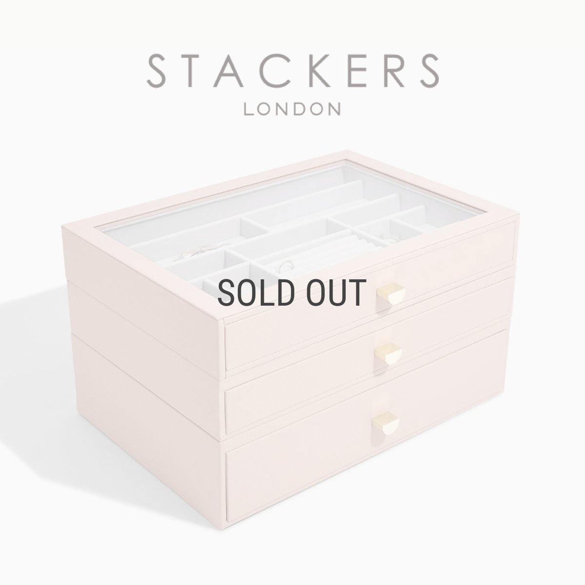 画像2: 【STACKERS】スーパーサイズ　ドロワー　選べる3個セット　3set　ブラッシュピンク　BlushPink ジュエリーボックス　スタッカーズ　ロンドン　UK (2)