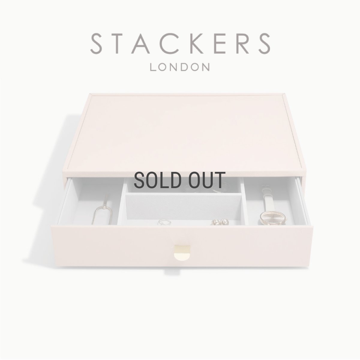 画像1: 【STACKERS】スーパーサイズ　ドロワー　ディープアクセサリー Deep Accessory　ジュエリーケース 　ブラッシュ ピンク　Blush Pink スタッカーズ (1)