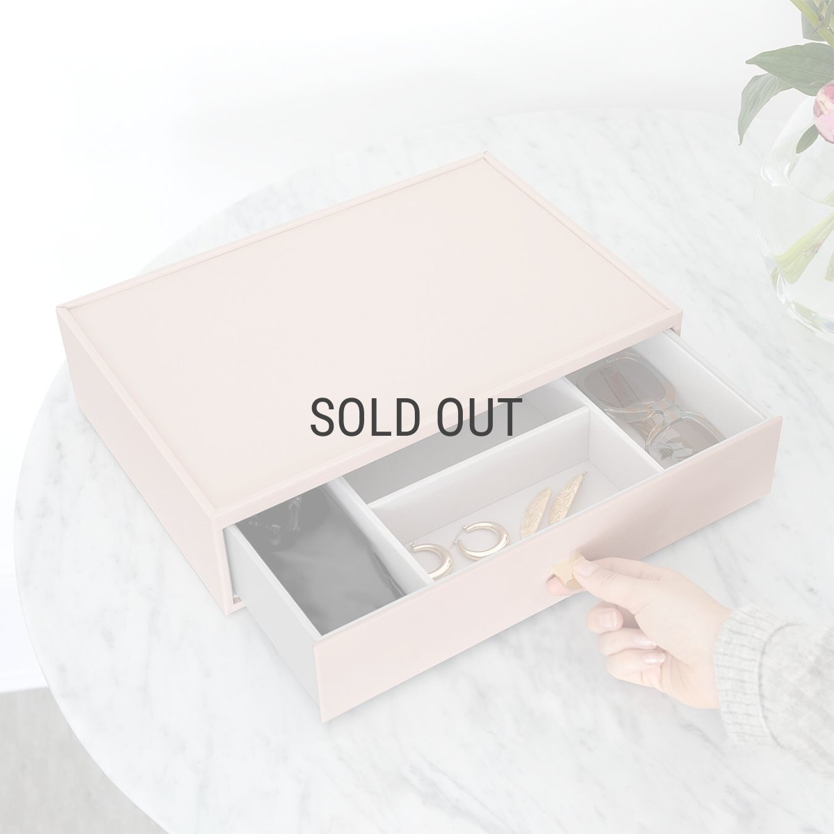 画像12: 【STACKERS】スーパーサイズ　ドロワー　ディープアクセサリー Deep Accessory　ジュエリーケース 　ブラッシュ ピンク　Blush Pink スタッカーズ (12)