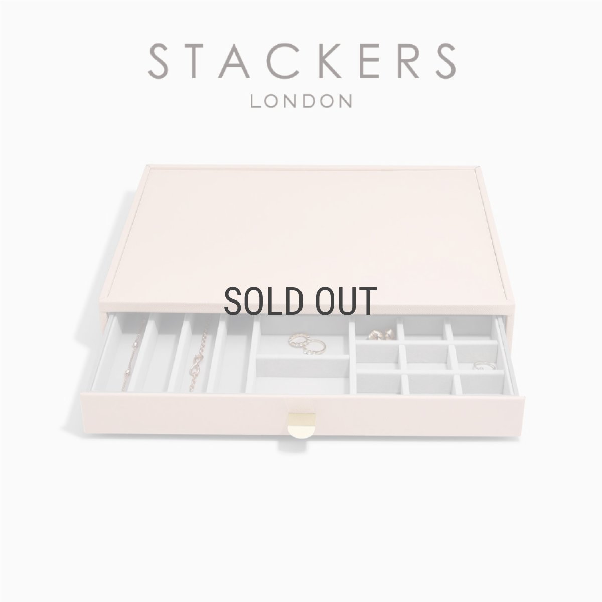 画像1: 【STACKERS】スーパーサイズ　ドロワー　オールインワン　ALL IN ONE ジュエリーボックス　ブラッシュ　ピンク　Blush Pink (1)