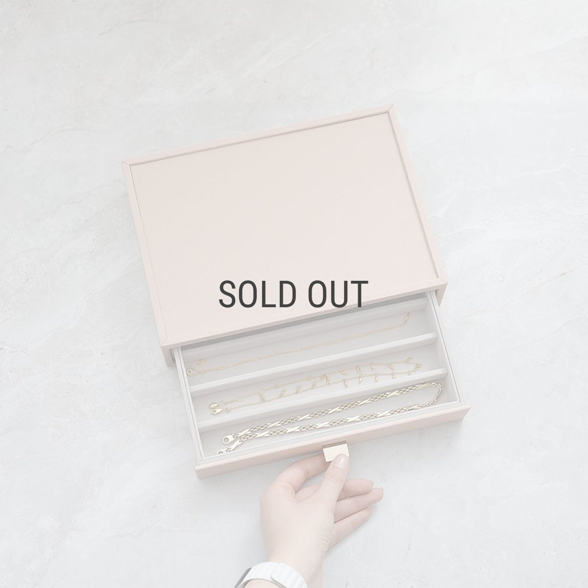 画像2: 【STACKERS】クラシック　ドロワー　ジュエリーケース 5sec  ブラッシュ　ピンク　Blush Pink　 引き出し　スタッカーズ (2)