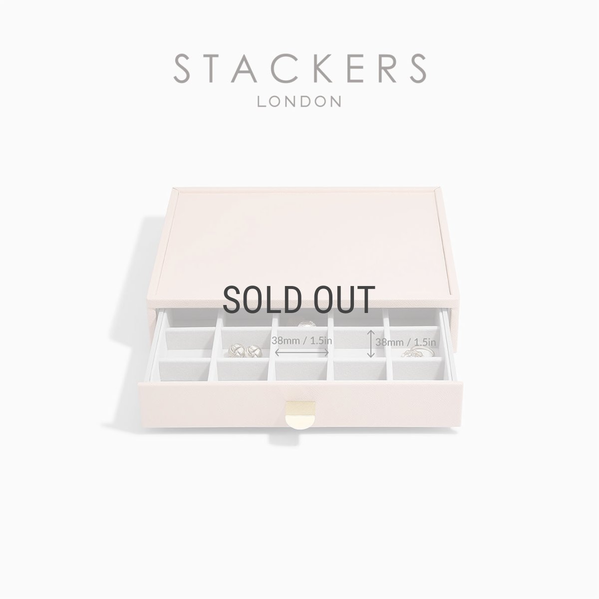 画像3: 【STACKERS】クラシック　ドロワー　ジュエリーケース 20sec  ブラッシュ　ピンク　Blush Pink 引き出し　スタッカーズ (3)