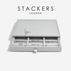 画像3: 【STACKERS】スーパーサイズ　ドロワー ジュエリーケース 9sec ペブルグレー Pebble Grey スタッカーズ (3)